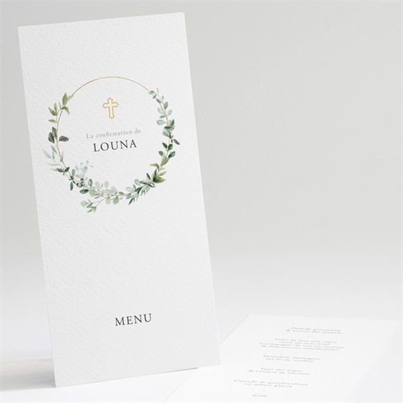 Menu confirmation Belle Poésie réf.N221386