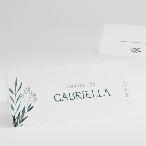 Marque-place confirmation A l'ombre de l'olivier réf.N4401051