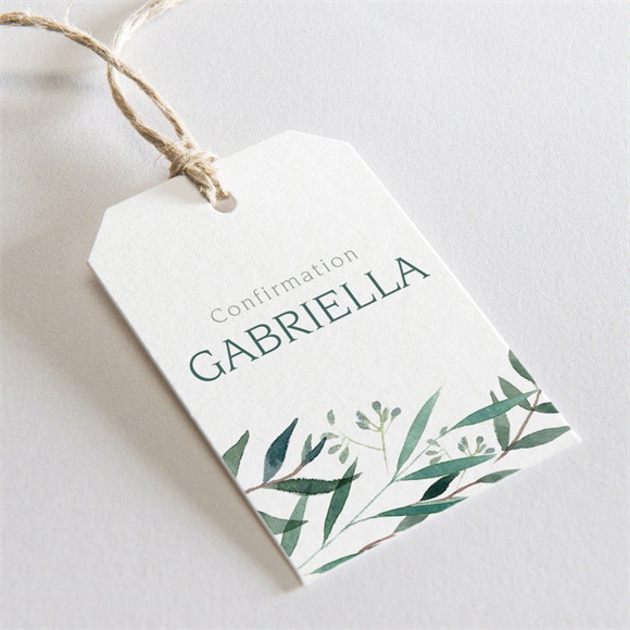 Etiquette confirmation A l'ombre de l'olivier réf.N2911189