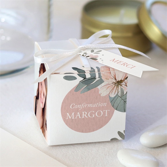 Boîte de dragées confirmation Espérance réf.N340820
