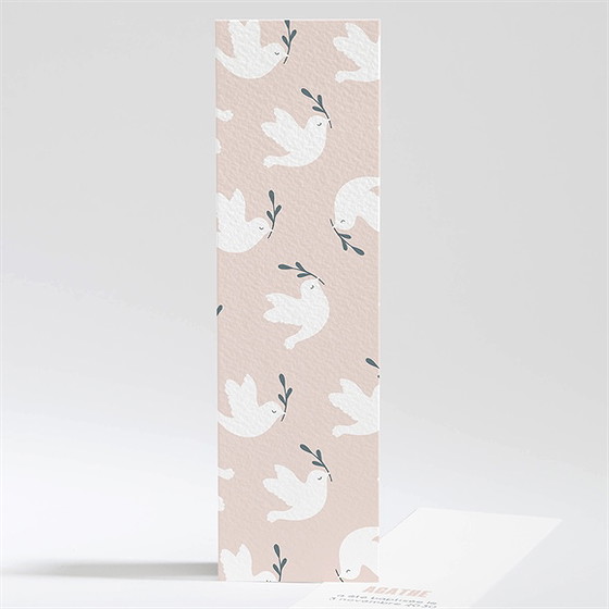 Signet baptême envolée de colombes