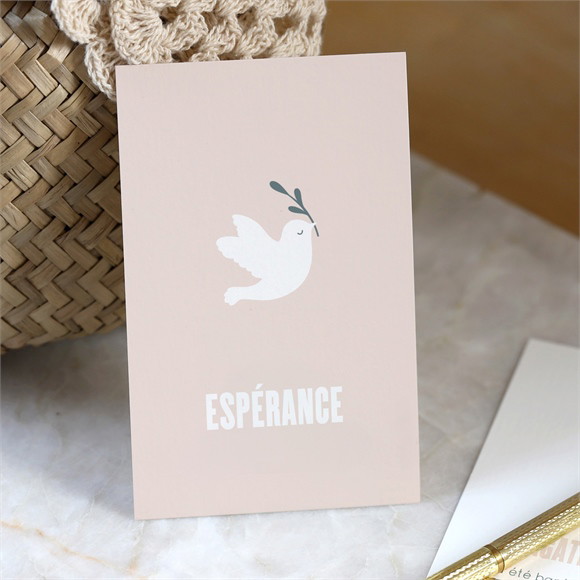 Signet baptême Envolée de colombes portrait réf.N69102
