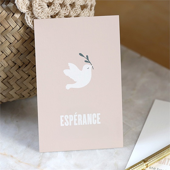 Signet baptême envolée de colombes portrait