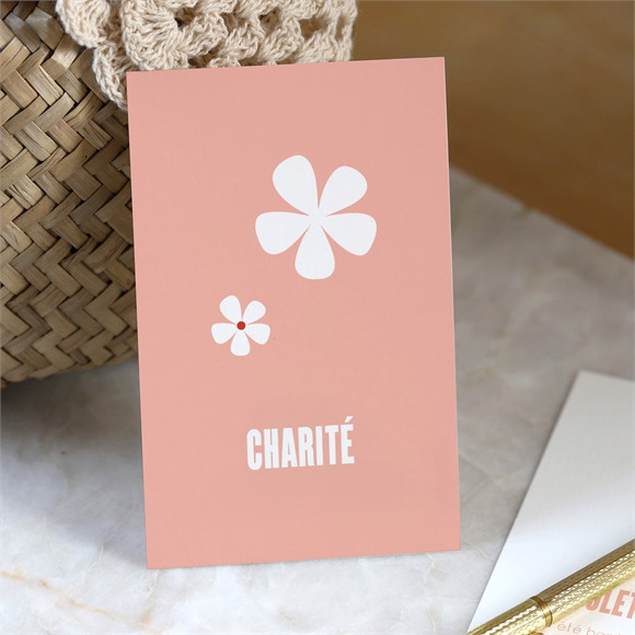 Signet baptême Charité portrait réf.N69103