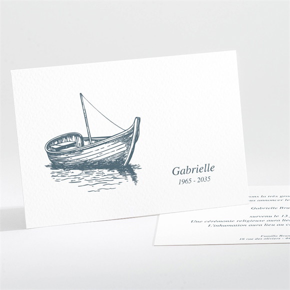 Faire-part décès Rivage réf.N111382