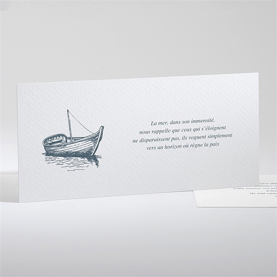 Remerciement décès rivage