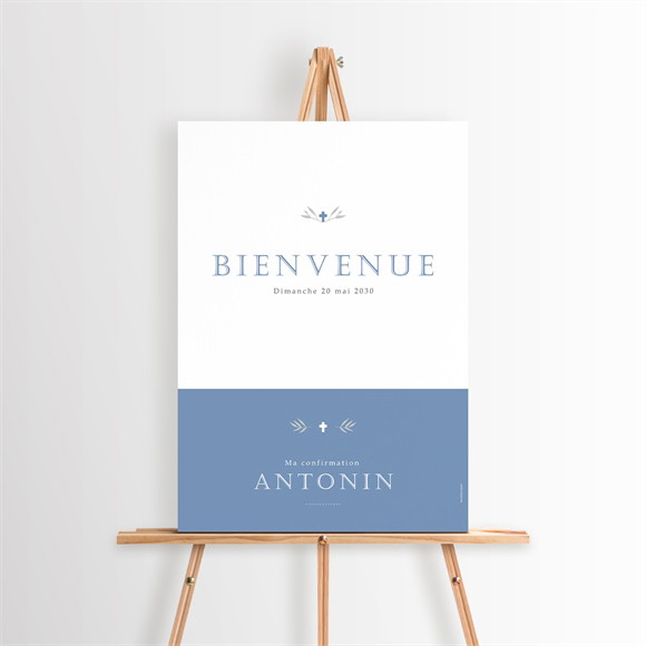 Panneau bienvenue confirmation Grandeur réf.N260616