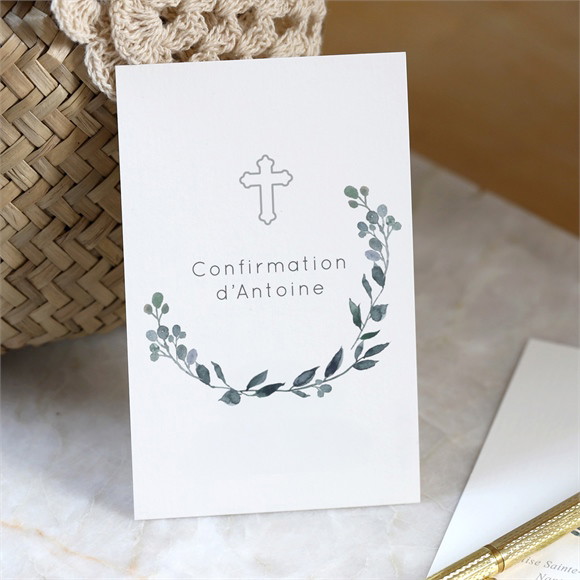 Signet confirmation Promesse de Foi portrait réf.N69111