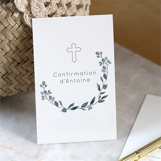 Signet confirmation promesse de foi portrait