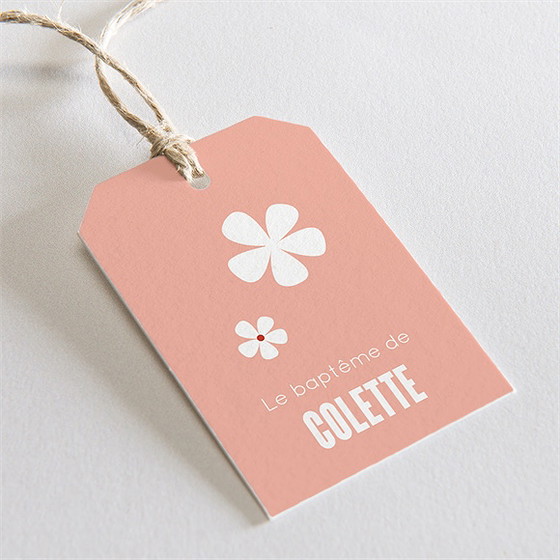 Etiquette baptême charité