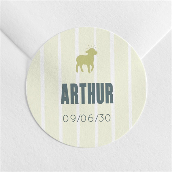 Sticker communion Agneau réf.N3602579