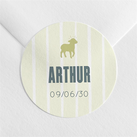 Sticker communion agneau