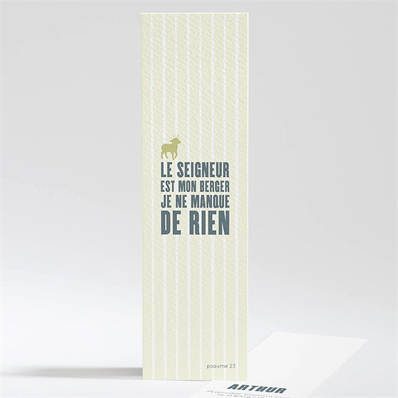 Signet communion agneau marque-page