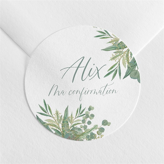 Sticker confirmation reflet d'une croix