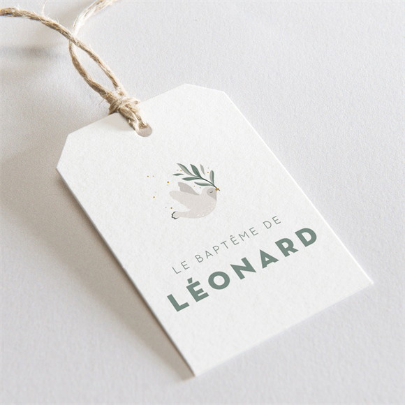 Etiquette baptême Petite église réf.N2911252