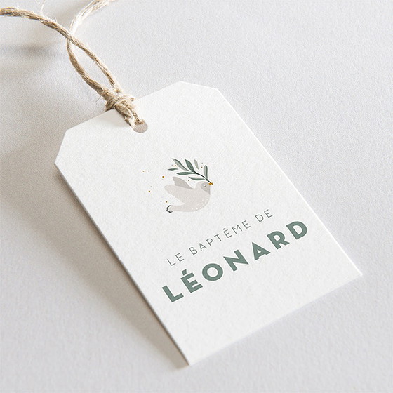 Etiquette baptême petite église