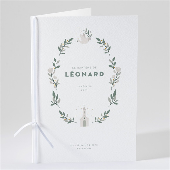 Livret de messe baptême Petite église réf.N491643
