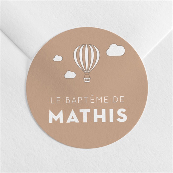 Sticker baptême Moment chaleureux réf.N3602645