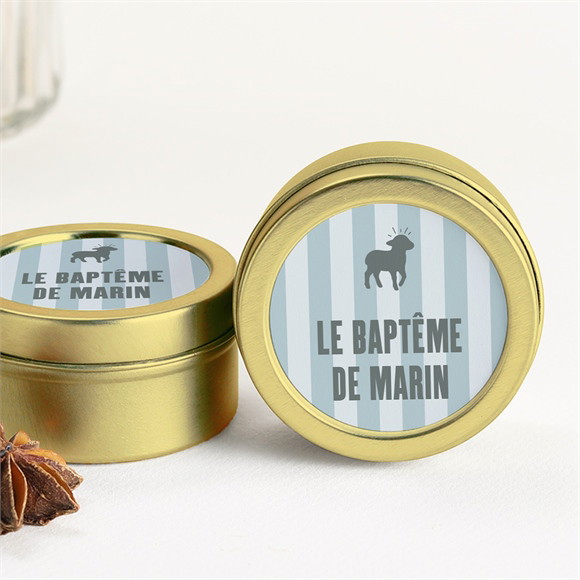 Bougie baptême Mon Berger réf.N3602665