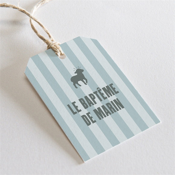 Etiquette baptême Mon Berger réf.N2911268