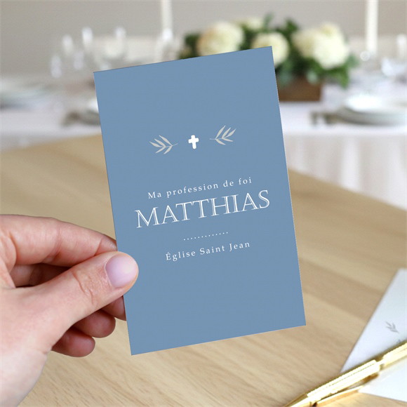 Signet profession de foi Fondamental Portrait réf.N69121