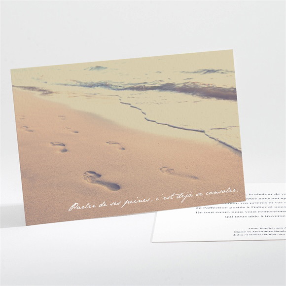 Remerciement décès Traces de vie réf.N111388