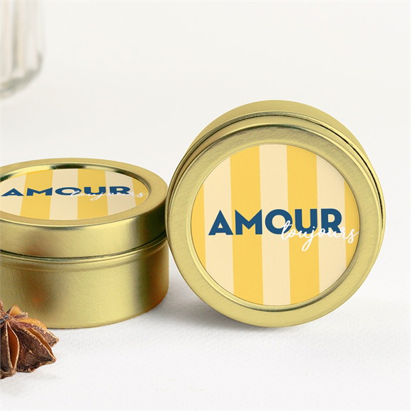 Bougie mariage Amour d'été réf.N3602684