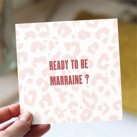 Carte demande parrain marraine Ready to be marraine ? réf.N351694