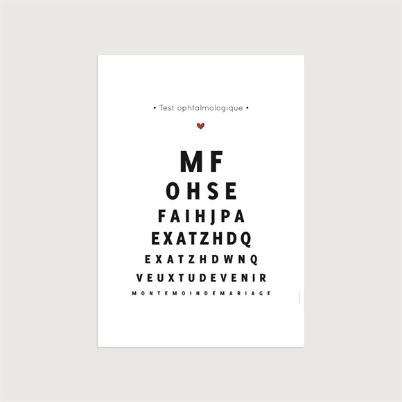Affiche témoin Humour lettres réf.N260652