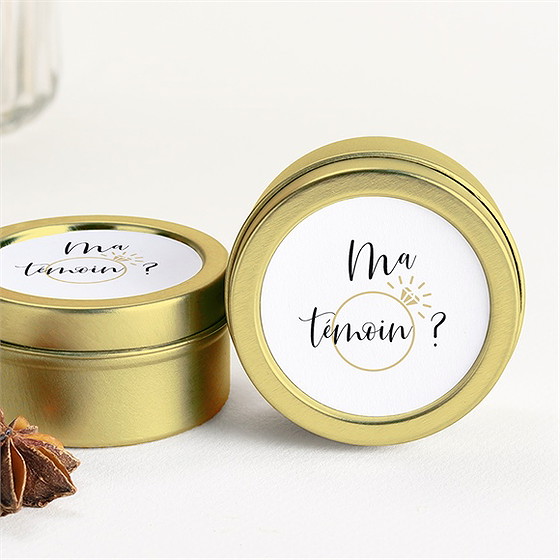 Bougie demande témoin à gratter