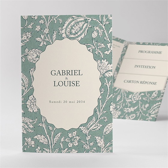 Faire-part mariage style provençal