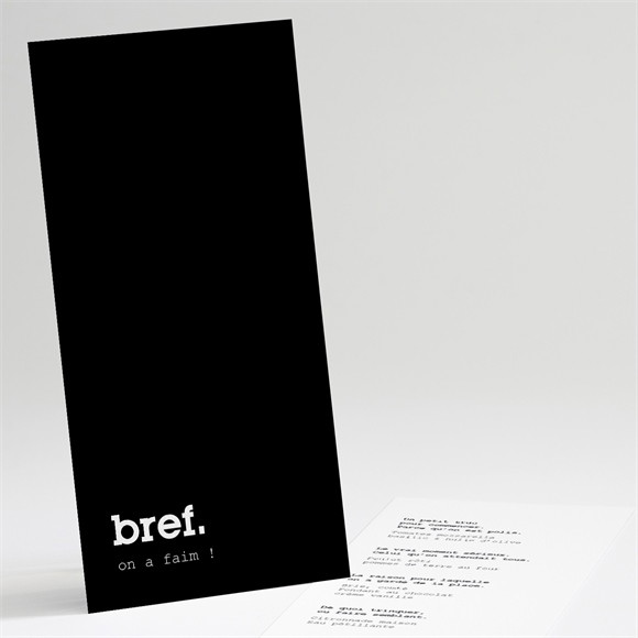 Menu anniversaire Bref réf.N221408