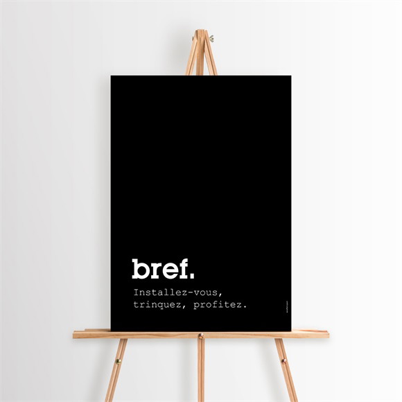 Panneau bienvenue anniversaire Bref réf.N260654