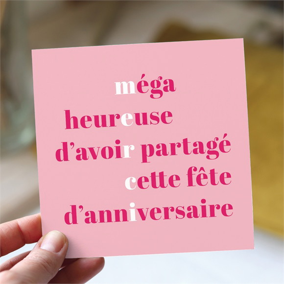 Remerciement anniversaire 40 ans humour réf.N351703