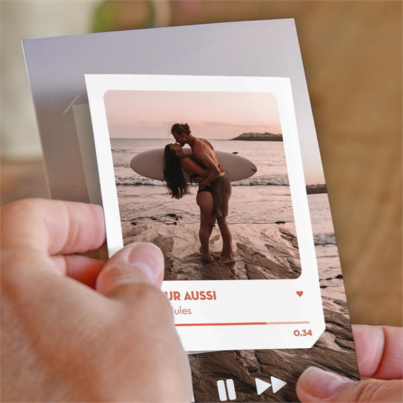 Faire-part mariage Playlist réf.N231148