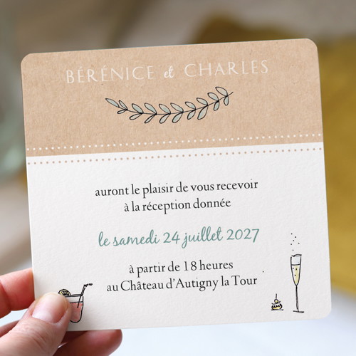 Carton invitation
