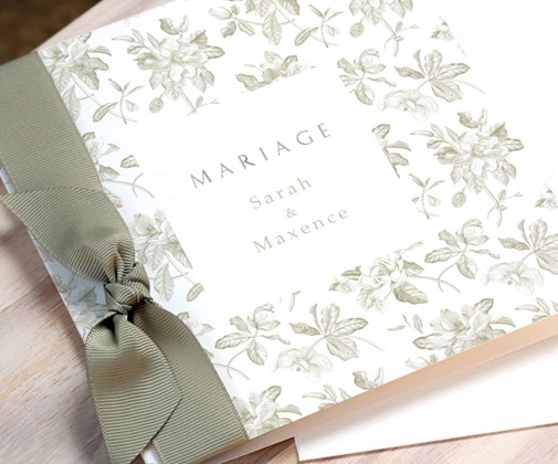 Faire-part de mariage classique